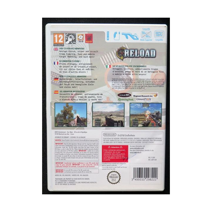 Jeu pour console WII Reload 