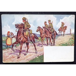 Vieille Carte postale Tchèque