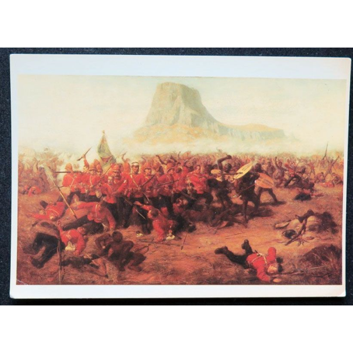 Carte postal sur the battle of Isandhlwana 1879