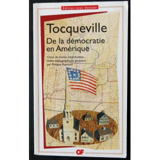 De la démocratie en Amérique écrit par Tocqueville aux éditions Flammarion - F016