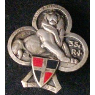 35° RI : 35° RÉGIMENT D'INFANTERIE (D 913) ÉMAIL