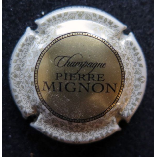 Capsule Muselet de champagne Pierre Mignon n° 151 or contour beige