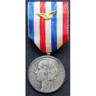 FRANCE : médaille d'honneur de l'aéronautique en Argent 