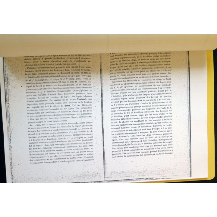 93° RI : Historique photocopié du 93°RI 32 doubles pages