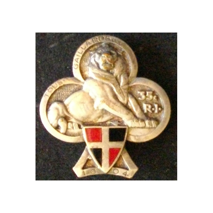 35° RI : 35° RÉGIMENT D'INFANTERIE (D 913) ÉMAIL
