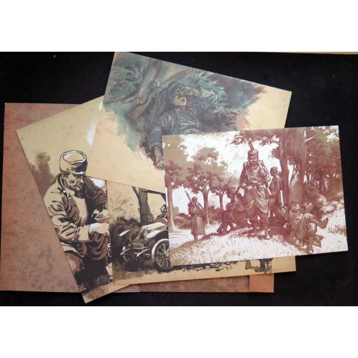Carnets de croquis Delcouirt avec 3 croquis