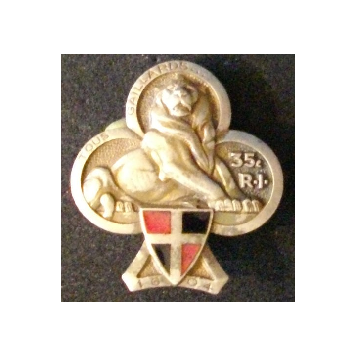 35° RI : 35° RÉGIMENT D'INFANTERIE (D 913) ÉMAIL