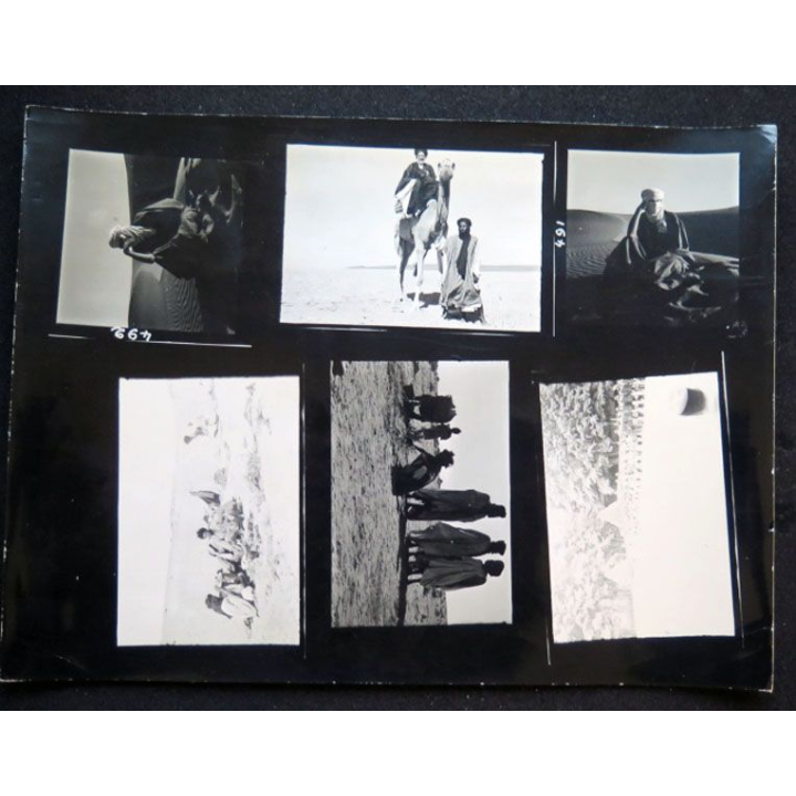 Photo argentique guerre d'Algérie planche sur vie locale et soldats