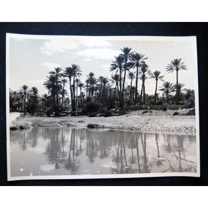 Photo argentique 18 x 24 cm sur la guerre d'Algérie Oued Béchar 1958