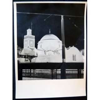 Photo 18 x 24 cm la Mosquée place du gouvernement à Alger 1958
