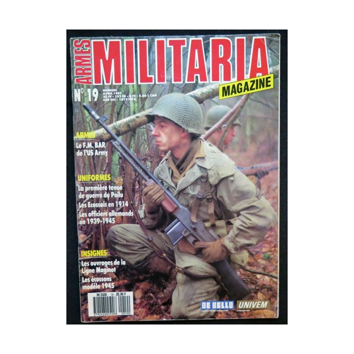 MILITARIA Magazine n° 19 Avril 1987 Uniformes poilus et officiers allemands