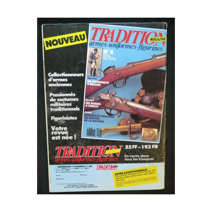 MILITARIA Magazine n° 19 Avril 1987 Uniformes poilus et officiers allemands
