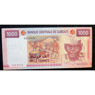 DJIBOUTI : billet de banque de 1000 francs