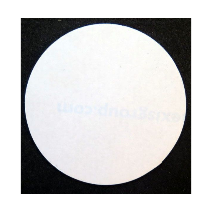 Autocollant Képi blanc magazine diamètre 9 cm