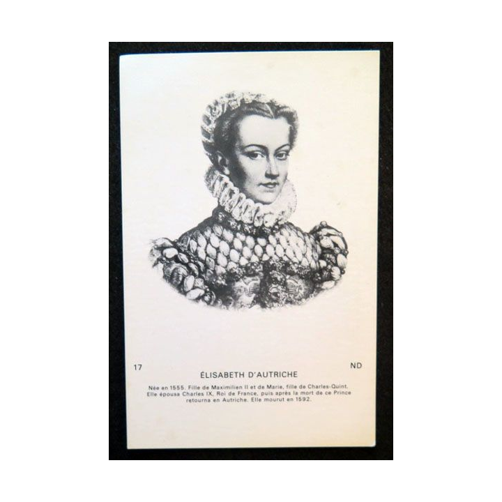 Photo carte postale d'Elisabeth d'Autriche 