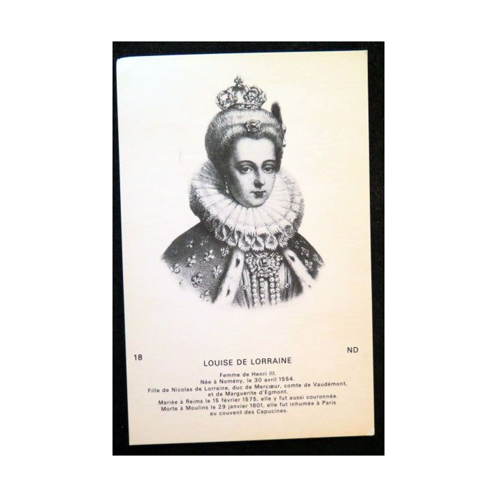 Photo carte postale de Louise de Lorraine
