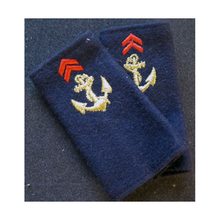 paire de fourreau d'épaule de marsouin Troupes de marine
