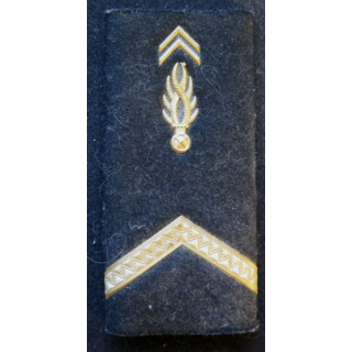 fourreau d'épaule métallique de gendarme adjoint de gendarmerie mobile 