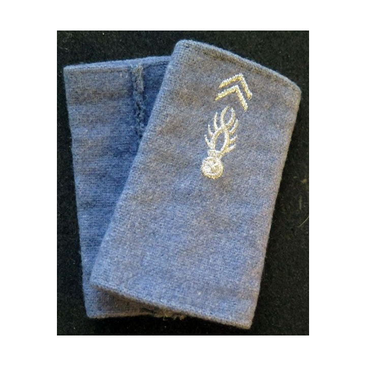 Paire de fourreau d'épaule brodé de la gendarmerie services