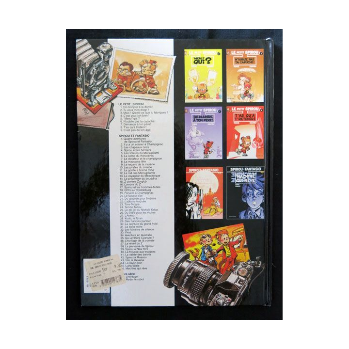 BD : Le petit Spirou N° 8 T'as qu'à t'retenir! écrit par Tome & Janry aux éditions Dupuis - F017