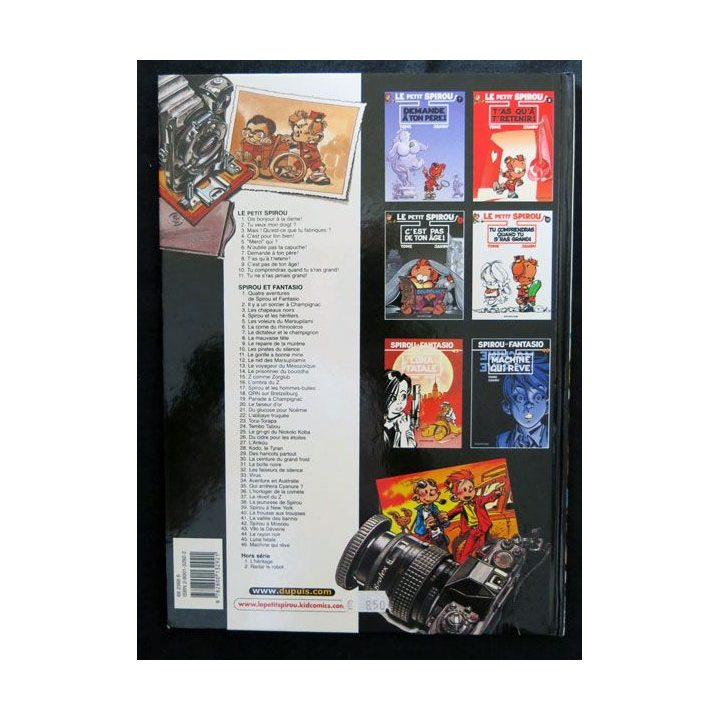 BD : Le petit Spirou N° 8 T'as qu'à t'retenir! écrit par Tome & Janry aux éditions Dupuis - F017