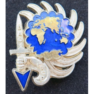 1° RCP : 1° régiment de chasseurs parachutistes DAO Delsart argenté translucide