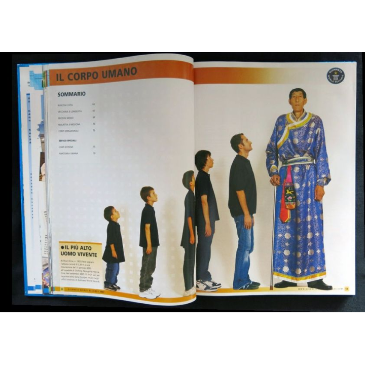 Guinness world Records 2007 (italien) écrit par Craig Glenday aux éditions Mondadori - F017