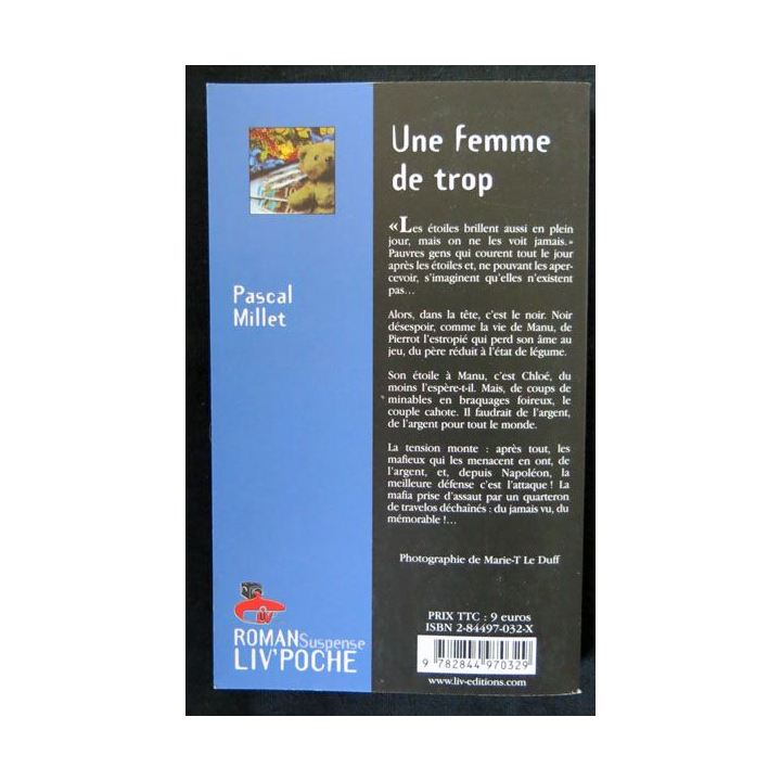 Une femme de trop écrit par Pascal Millet aux éditions Liv'éditions Liv'Poche - F017
