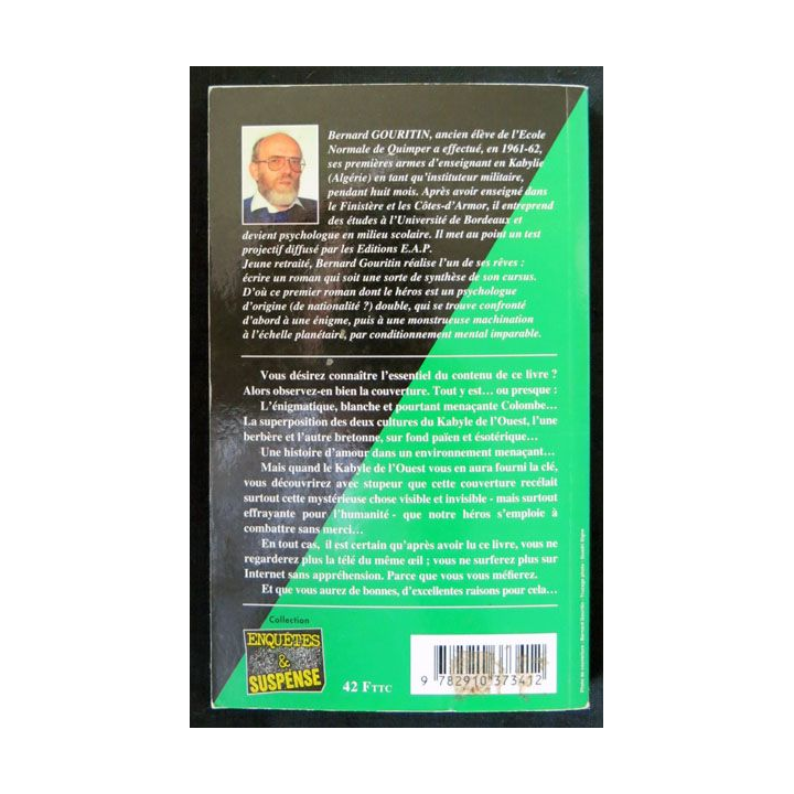 Le Kabyle de l'Ouest écrit par Bernard Gouritin aux éditions Alain Bargain - F017
