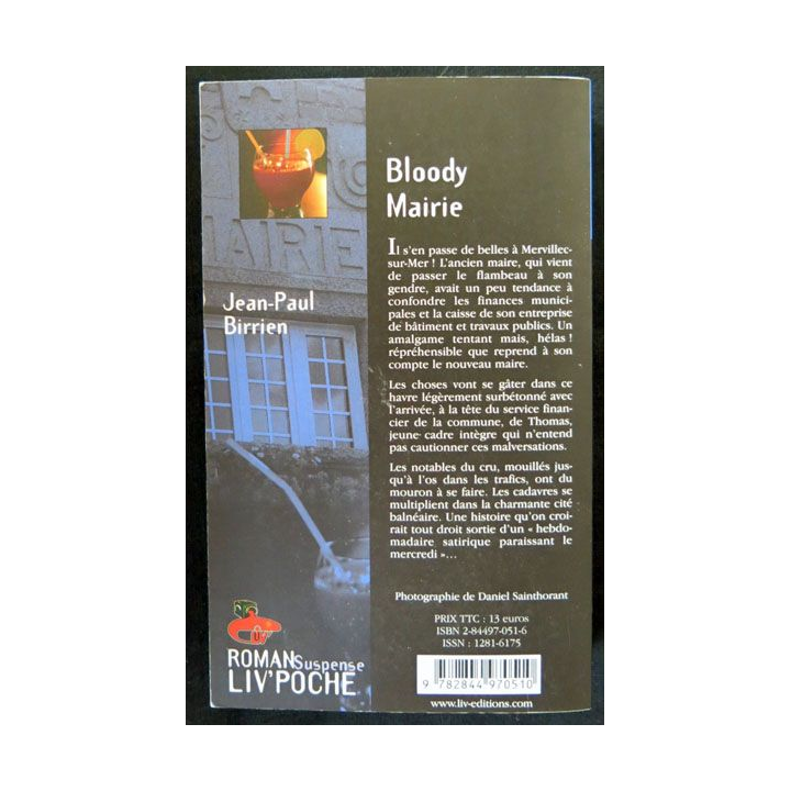 Bloody Mairie écrit par Jean-Paul Birrien aux éditions Liv'éditions Liv'Poche - F017