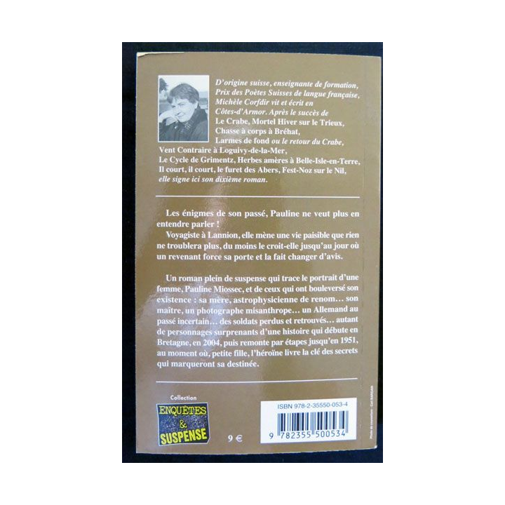 Eau dormante en Trégor écrit par Michèle Corfdir aux éditions Alain Bargain - F017