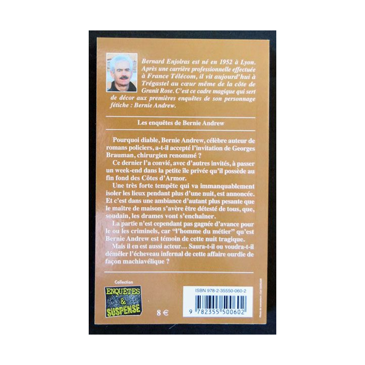 Îlot mortel à Trégastel écrit par Bernard Enjolras aux éditions Alain Bargain - F017