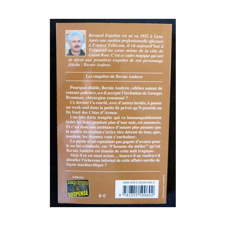 Îlot mortel à Trégastel écrit par Bernard Enjolras aux éditions Alain Bargain - F017