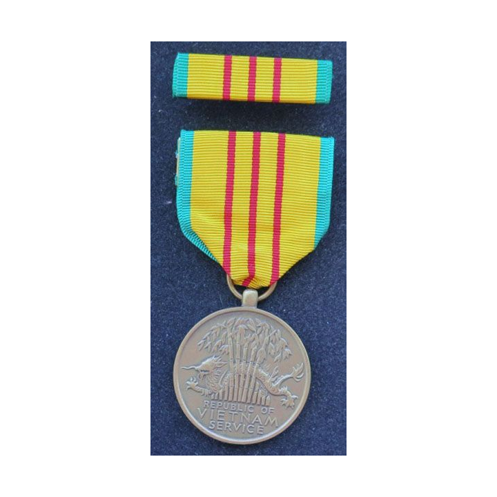 USA : Médaille Vietnam Service Medal VSM avec sa barrette