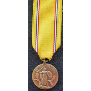  Médaille miniature de l’American Defense Service Medal USA
