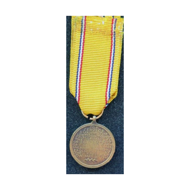  Médaille miniature de l’American Defense Service Medal USA