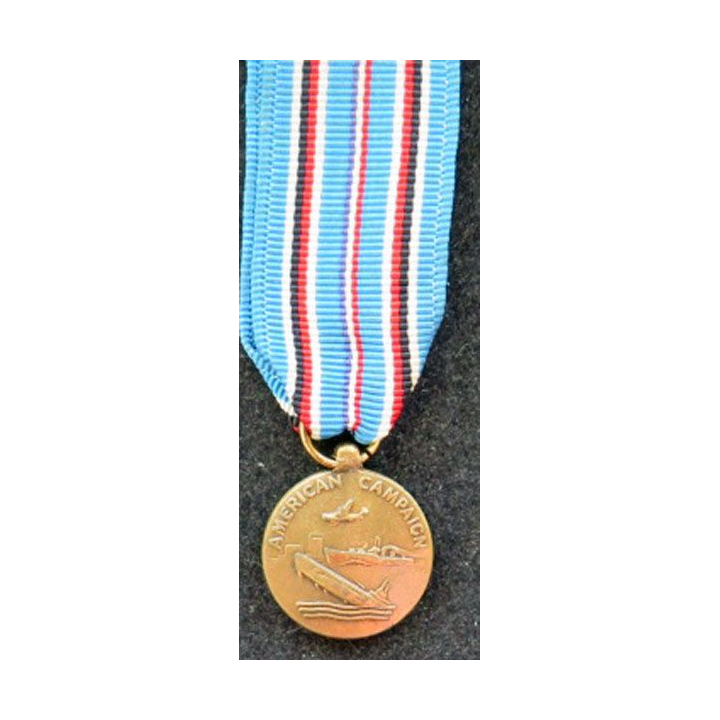  Médaille miniature American Campaign Medal 1941-1945  USA