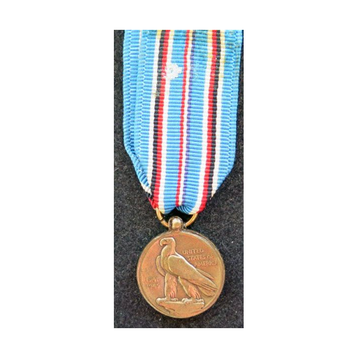  Médaille miniature American Campaign Medal 1941-1945  USA