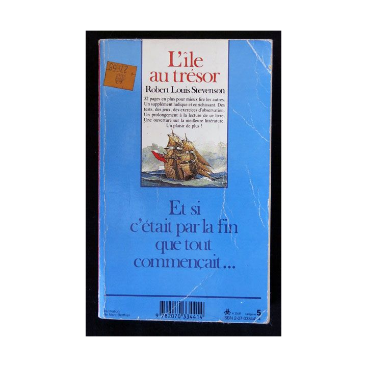 l'île au trésor écrit par Robert Louis Stevenson aux éditions Folio Junior Edition Spéciale - F018