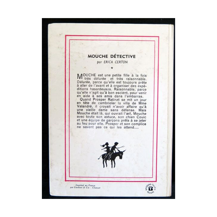 Mouche détective écrit par Erica Certon aux éditions Hachette-Bibliothèque Rose - F018