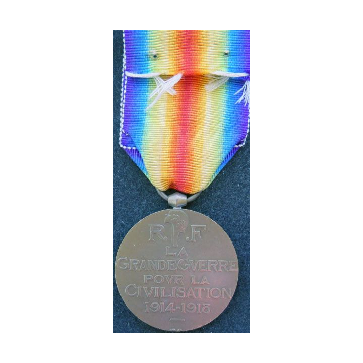 FRANCE médaille interalliée Grande Guerre 1914-1918 type Morlon bronze