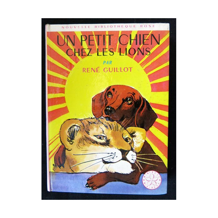 Un petit chien chez les lions écrit par René Guillot aux éditions Hachette-Bibliothèque Rose - F018