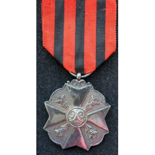 BELGIQUE : médaille d'argent du mérite civique belge (2° Classe)