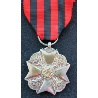 BELGIQUE : médaille d'argent du mérite civique belge (2° Classe)
