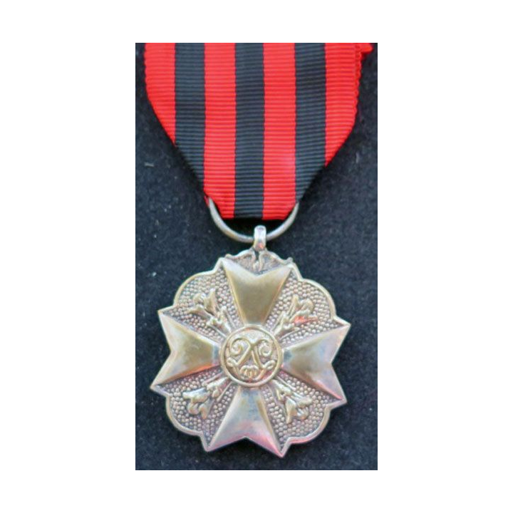 BELGIQUE : médaille d'argent du mérite civique belge (2° Classe)