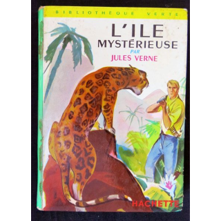 L'ile mystérieuse écrit par Jules Verne aux éditions Hachette-Bibliothèque Verte - F018