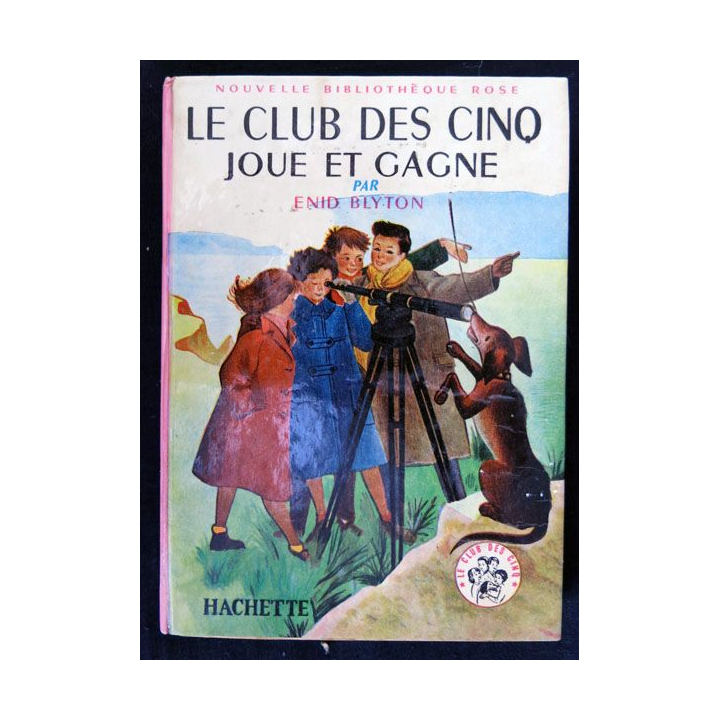 Le club des cinq joue et gagne écrit par Enid Blyton aux éditions Hachette-Bibliothèque Rose - F018