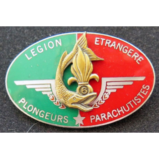 6° REG plongeurs parachutistes du 6°  étranger du génie  G & P émail