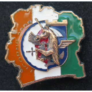  17° Régiment du génie parachutiste Licorne 2006 en bronze massif (Leblond)