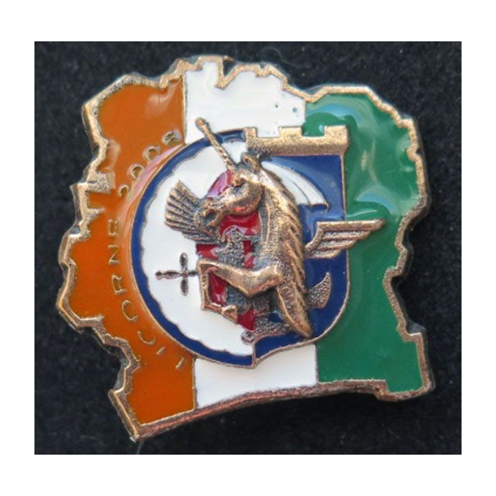  17° Régiment du génie parachutiste Licorne 2006 en bronze massif (Leblond)